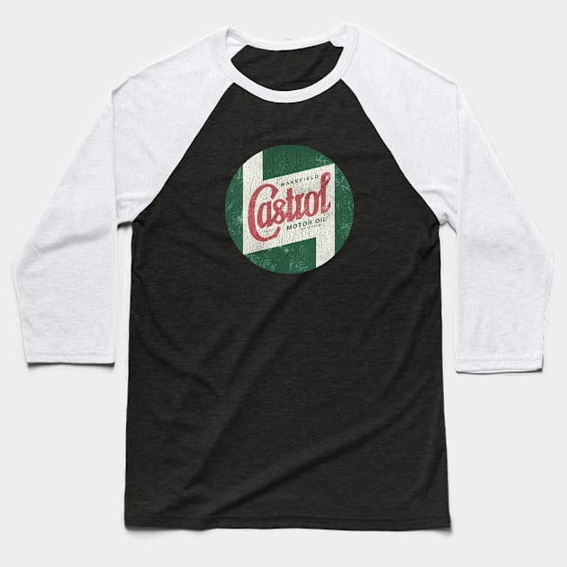 castrol vintage Baseball T-Shirt by Amandeeep